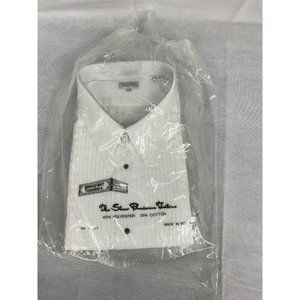NEW Broadway Tuxmakers Men’s White Button Front Sh